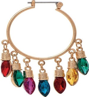 EARRING/Gold Lights Hoop