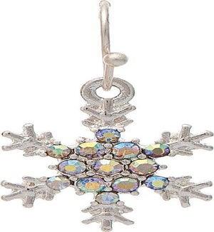 EARRING/Iridescent Snowflake