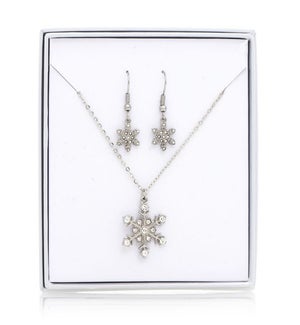 NECKLACESET/Boxed Snowflake