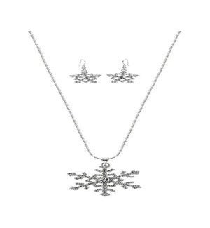 NECKLACESET/Crystal Snowflake