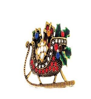 PIN/Crystal Santa Sleigh