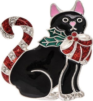PIN/Candy Cane Cat