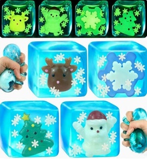 SQUISHY/GITD Holiday Ice Cube
