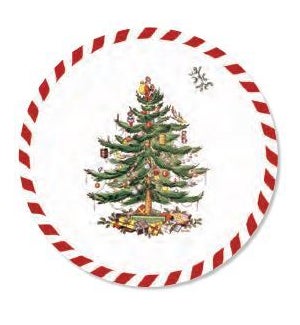 PLATE/Candy Cane Tree