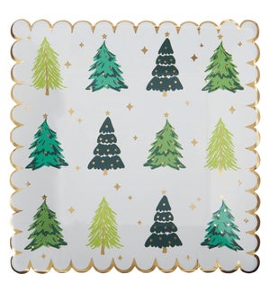 PLATE/Holiday Trees
