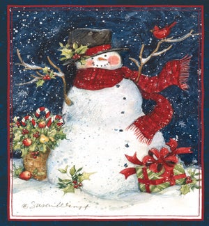 XMBXCARD/Snowman Scarf