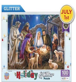 PUZZLES/100PC Christ is Born