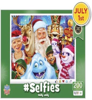 PUZZLES/200PC Holly Jolly