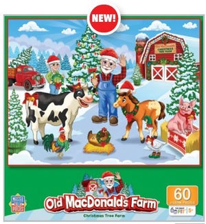 PUZZLES/60pc Xmas Tree Farm