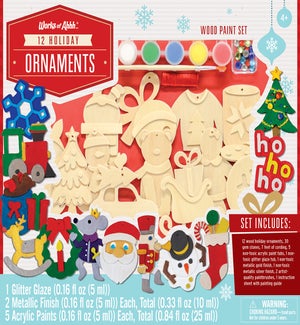 PAINTKIT/12 Holiday Ornaments