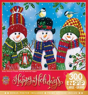 PUZZLES/300PC Snowy Friends