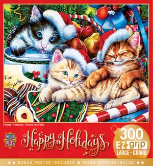 PUZZLES/300PC Holiday Treasure
