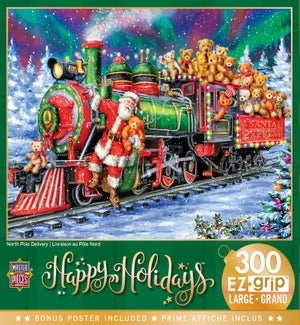 PUZZLES/300PC North Pole Del