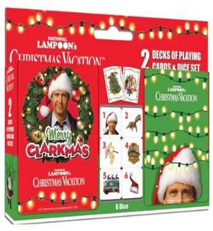 GAMES/Xmas Vacay Card & Dice