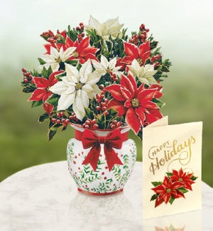 MINIPOPUP/Festive Poinsettias