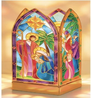 LANTERN/Stained Glass Nativity