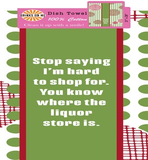 TOWEL/ Hard to shop