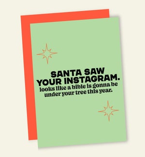 XM/SANTA SAW YOUR INSTA
