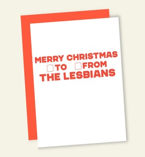 XM/MERRY XMAS LESBIANS
