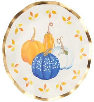 PLATE/Harvest Blues - 8"