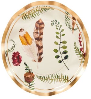 PLATE/Feather Grove - 8"