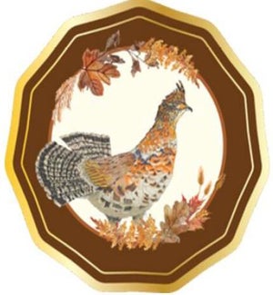 PLATE/Woodland Harvest - 8"