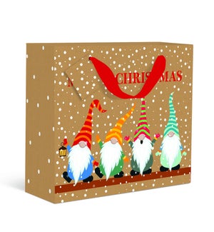 GIFTBAG/MC Gnomes on Kraft Med
