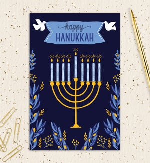 HA/Hanukkah Dark Floral