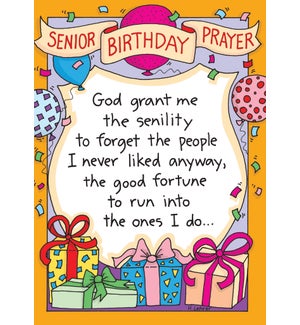 BD/Senior Birthday Prayer