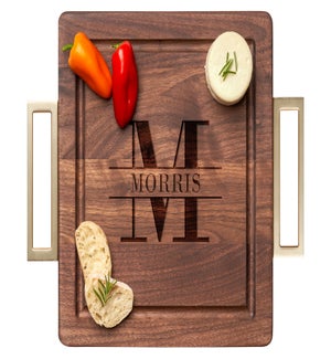 BOARD/Walnut Sq. & Handles-12"