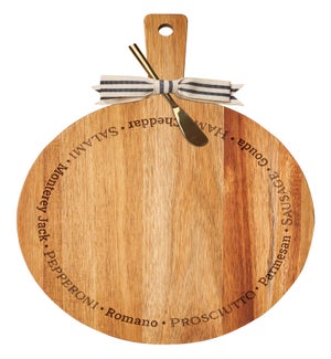 BOARD/Meats & Cheeses - 19"