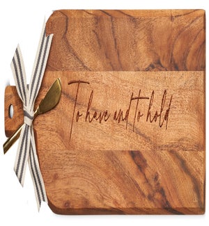 BOARD/To Have & To Hold - 20"