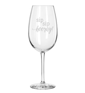 WINEGLASS/Sip Sip Hooray