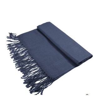 SCARF/Solid Navy Pashmina