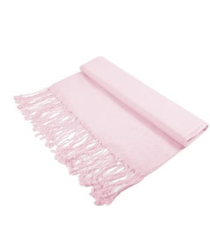 SCARF/Solid Pwd Pink Pashmina