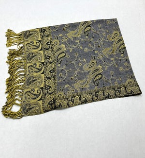 SCARF/Paisley Pashmina Yllw