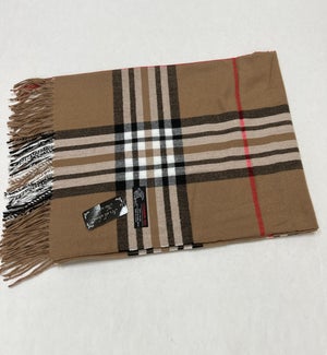 SCARF/Tan Check