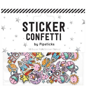 STICKER/Astronauts Confetti
