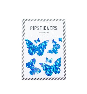 STICKER/Blue Holo Butterflies