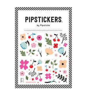STICKER/Cherries & Flowers