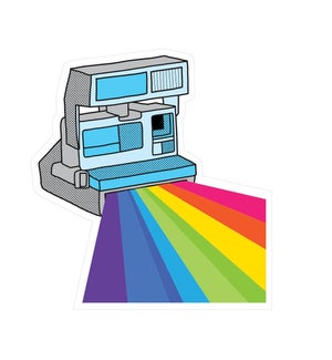 STICKER/Rainbow Camera Vinyl