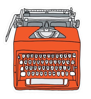 STICKER/Typewriter Vinyl