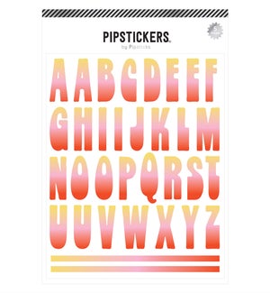 STICKER/Groovy Big Alphabet