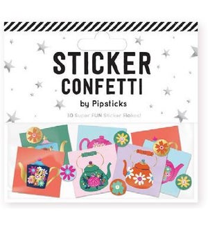 STICKER/Tea Kettles Confetti