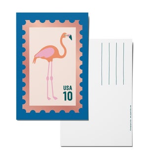 POST/Pink Flamingo Postcard