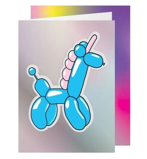 CARD/Big Puffy Balloon Animal