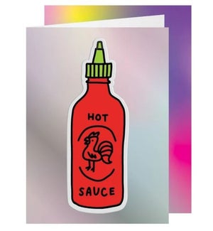 CARD/Big Puffy Hot Sauce