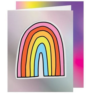 CARD/Big Puffy Rainbow