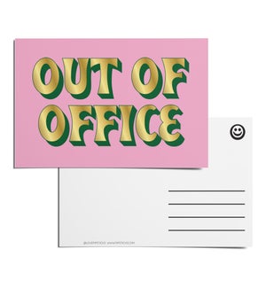 POST/Out Of Office Postcard Pk
