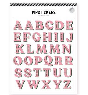 STICKER/Rosebud Big Alphabet